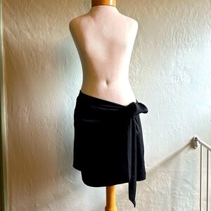 CALIA by Carrie Underwood SWIM Coverup - Tulip Skirt Wrap - Black XL Brand NEW!